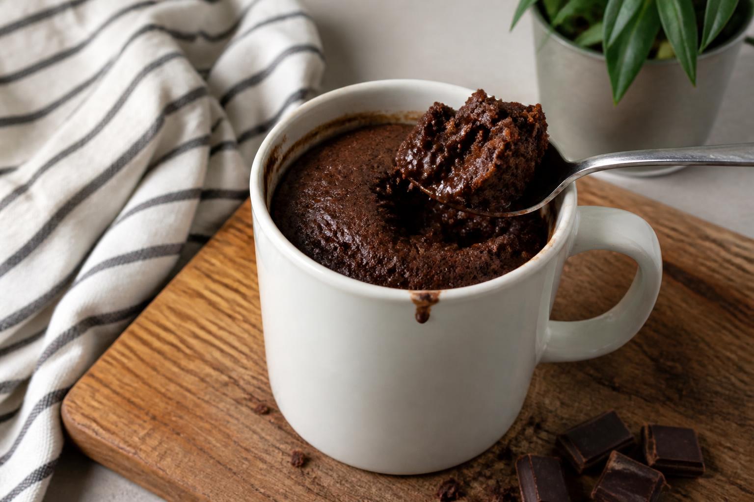 découvrez une recette simple et rapide de gâteau au chocolat à réaliser au micro-ondes, parfaite pour une envie gourmande en un rien de temps.