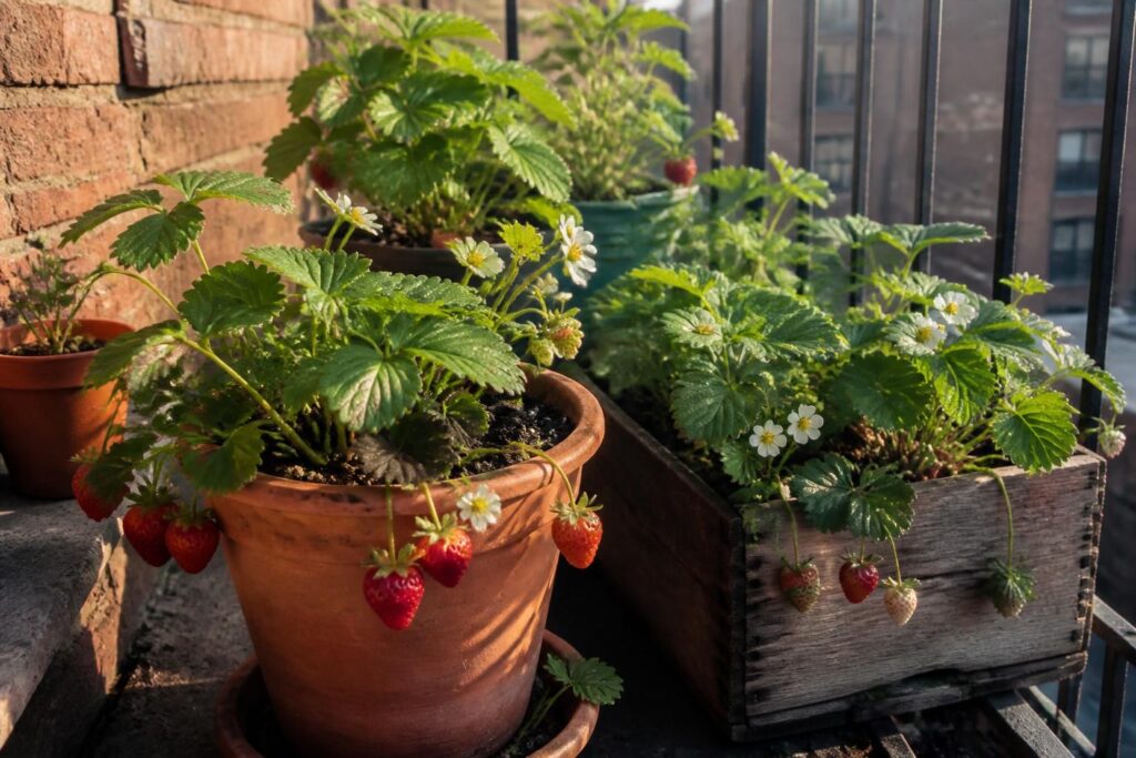 apprenez à cultiver des fraises en pot facilement dans votre jardin urbain grâce à nos conseils pratiques pour un potager réussi même en ville.