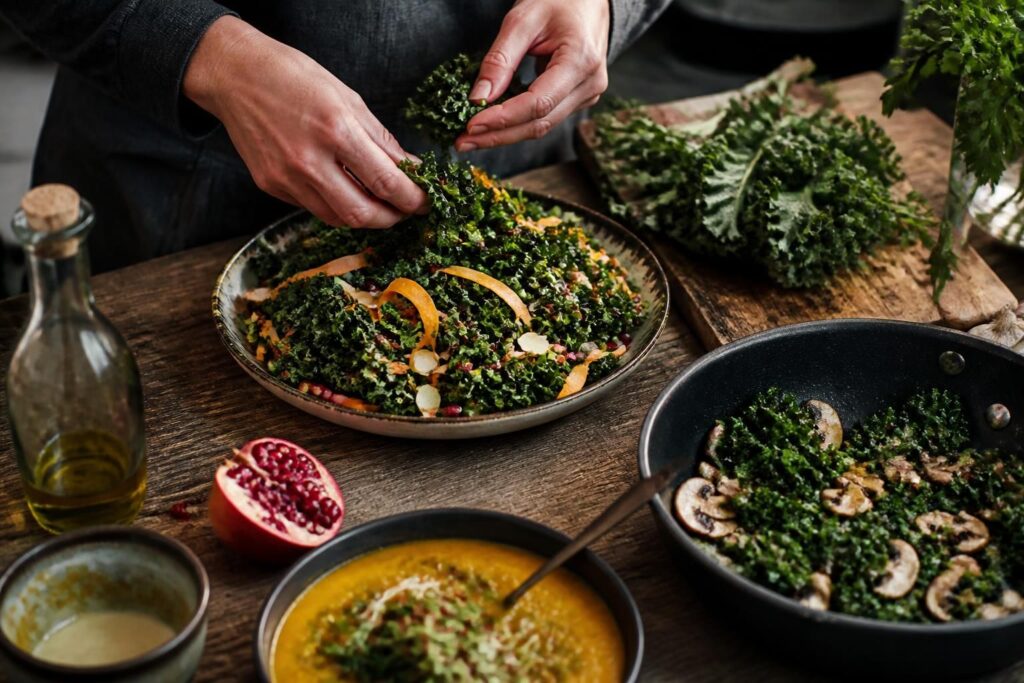 découvrez des recettes savoureuses et faciles à base de chou kale, parfaites pour vos repas quotidiens. mangez sainement sans effort grâce à nos idées simples et délicieuses.