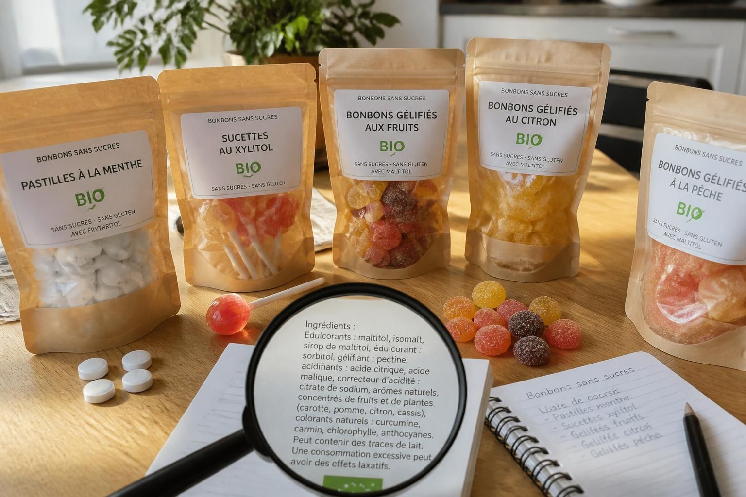 Bonbon sans sucre bio : les vraies bonnes options 4 découvrez les meilleures options de bonbons sans sucre bio, alliant plaisir et santé pour une gourmandise naturelle et sans compromis.