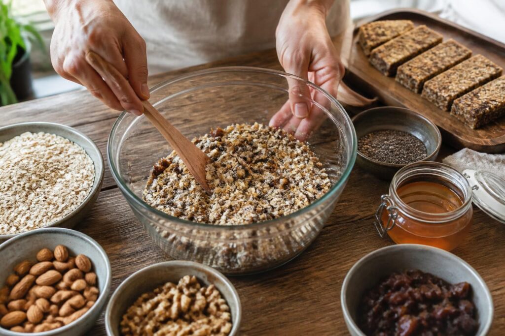 découvrez comment préparer des barres de céréales sans sucre maison, saines et savoureuses, parfaites pour une collation énergétique naturelle.