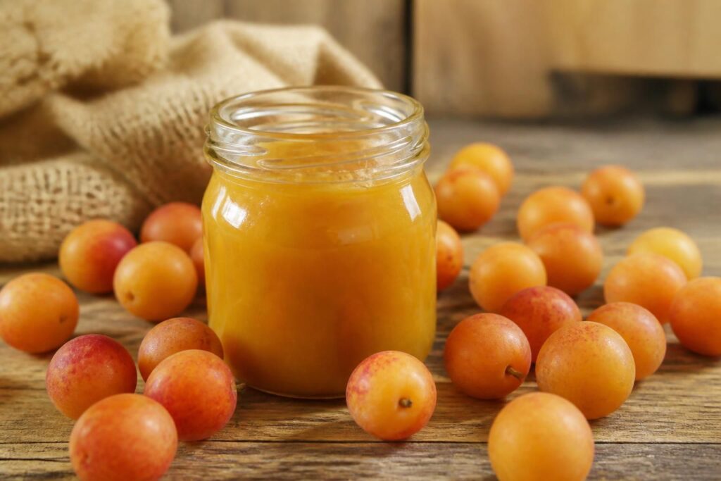 découvrez notre compote de mirabelles sans sucre, un dessert naturel qui révèle tout le parfum délicat et authentique du fruit, parfait pour une pause saine et gourmande.
