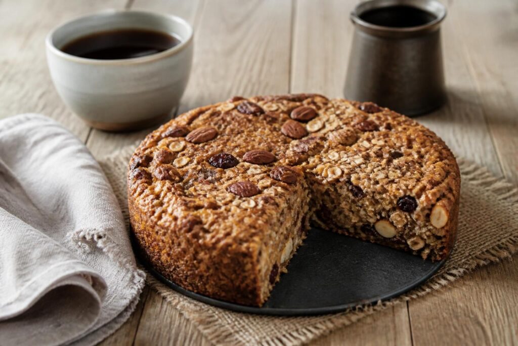 découvrez notre recette de gâteau sans sucre idéale pour le matin, qui vous aide à tenir jusqu'à midi en douceur et santé.