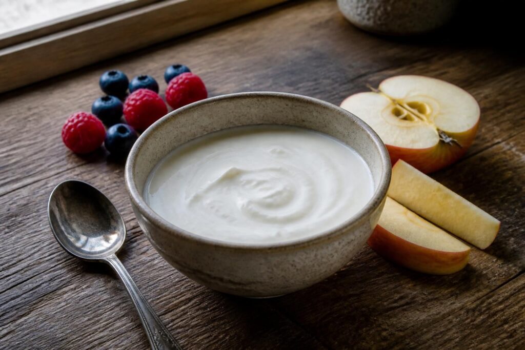découvrez les bienfaits du yaourt nature sans sucre, le choix idéal pour un petit-déjeuner sain et équilibré.